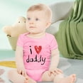 thumbnail image 2 of Weebloom Outfits Baby Boy, Short Sleeve Letter Prints Bodysuits Clothes Pyjamas Baby Boy Romper,3-6 Months, 2 of 4