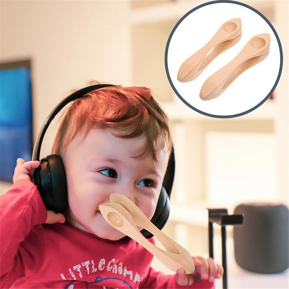 2pcs Musical Spoons Percussion Instrument, Handcrafted from Premium  Folk Sound - Gift for All Ages