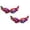 A35 C 25.6"x13.8" 2Pack, variant on 2Pcs Halloween Decorations Fairy Wings Angel Feather Wings With Elastic Straps Costume Cosplay Photography Props Halloween Supplies 25.6"X13.8"