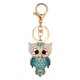 thumbnail image 1 of 1Pc Graduation Gift Exquisite Rhinestone Owl Key Chain Practical Metal Keychain, 1 of 4