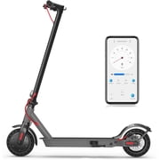 Hiboy Electric Scooter, 350W Motor S2 Electric Scooters for Adults 220lbs, 8.5 Solid Tires 17 Miles Long Range 19 MPH Speed, Portable Folding Kick E-Scooter Urban Commuter