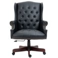 Comfortable High Back Executive Office Chair with Reclining Feature
