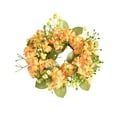 thumbnail image 2 of Artificial Flower Candle Ring Wreath for Table Centerpiece - Spring Summer Garland for Wedding and Party Decor - Plastic Candle Holder for Home Decoration(G), 2 of 6