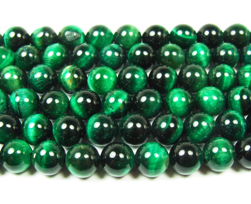 Natural 8mm Tiger eye round beads Genuine Gemstone