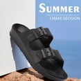 thumbnail image 2 of Guardurnaity Sandalias ligeras sin cordones, cómodas y antideslizantes para mujer en verano. Pantuflas de verano para mujer. Calzado Blanco Talla 41, 2 of 6