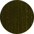 thumbnail image 1 of Ahgly Company Indoor Round Persian Yellow Traditional Area Rugs, 7' Round, 1 of 4