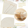 thumbnail image 3 of 4Pcs 7.9x11.8 Inches Yogurt Strainer Organic Cold Coffee Filters Bag, 3 of 5