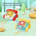 EZSZQWL Versatile Interactive Cable Car Telephone Toy Educational