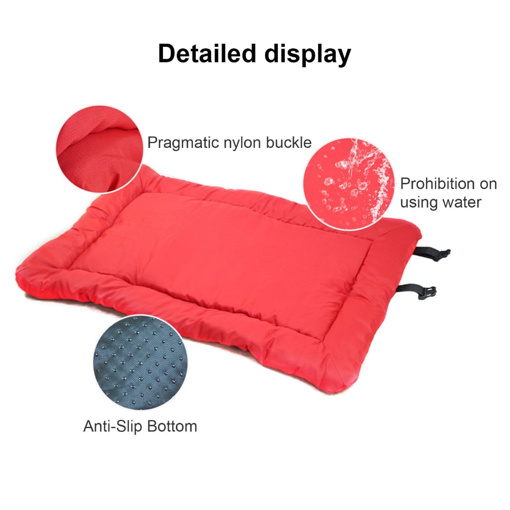 Pet Mattress Waterproof Camping Bed for Dogs Cats Rectangular Cushion