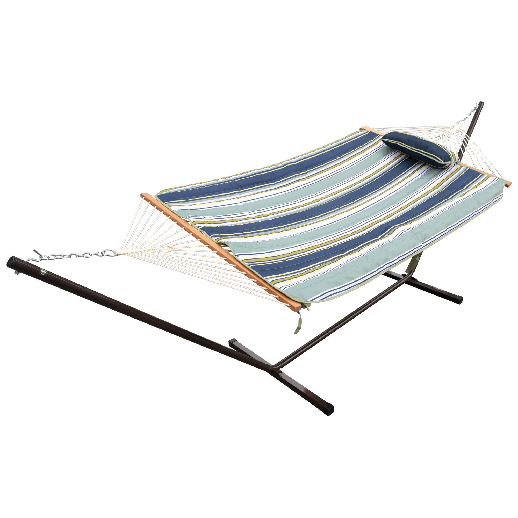 Island Retreat Coastal Stripe Pillow & Pad Set for Hammocks