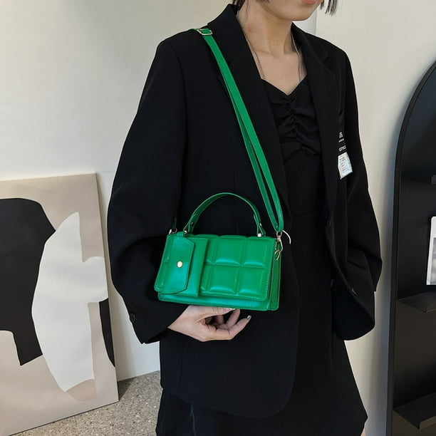 Women Shoulder Bag Summer Purse Fashion Designer Leather Handbags Green