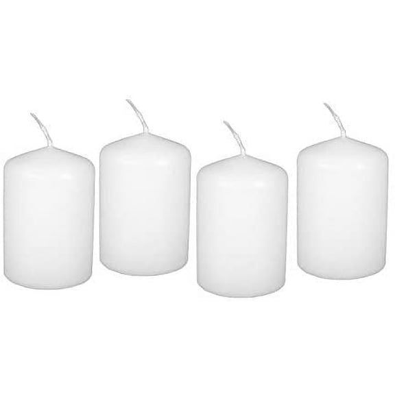 D'light Online 2 X 3 Inch White Pillar Candles Case Of 36