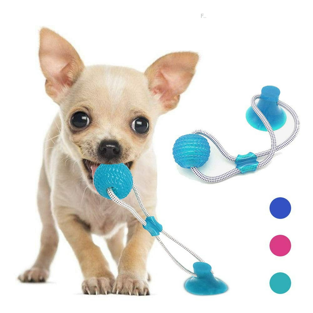 Fysho Dog Ropes Toy Pet Supplies SelfPlaying Rubber Ball Toy Dog