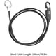 thumbnail image 2 of Bicycle Combination Lock, Bicycle Combination Cable Lock Anti-theft Safety Helmet Lock Multi-purpose Stroller Lock Pvc Wrapped Steel Cable Lock, 2 of 4