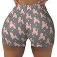 thumbnail image 2 of Lsque Poodle Dog Pattern High Waisted Biker Shorts for Women-Tummy Control Fitness Athletic Workout Running Yoga Gym Shorts,Moisture-Wicking-XX-Large, 2 of 9