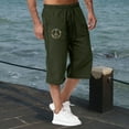 thumbnail image 2 of Zszcpp Work Pants Men Circle Print Loose Holiday Ankle Length Jogging Going Out Athletic Relaxing Lounge Trousers Casual Trouser, 2 of 4