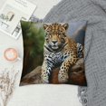 thumbnail image 2 of MLJA African Leopard Wildlife Pillow Cover,Decorative Couch Pillow Cover for Sofa,Cushion Case Indoor Outdoor Home Decoration, 2 of 5
