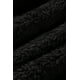 thumbnail image 4 of ABPHQTO Abrigo de sherpa para niña con bolsillos con cremallera y solapa negra para mujer, 4 of 5