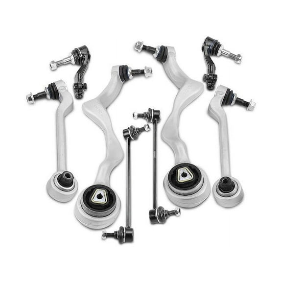 Front Control Arm Ball Joint Sway Bar Link Kit 8 - Compatible with 2006 BMW 330i Base 3.0L 6-Cylinder Naturally Aspirated - Autopart Premium