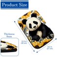 thumbnail image 4 of Panda Soft Printed Furry Car Armrest Pad Cover Mat - 12.5x8.2 Inch, Comfortable Armrest Accessory, 4 of 6