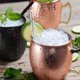 thumbnail image 3 of Rose Gold Hammered Moscow Mule Mug Stainless Steel Cup 530ml, Perfect Gift for Any Occasions, 3 of 5