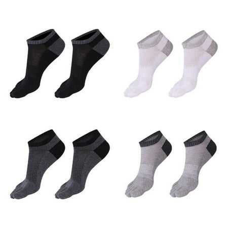 

8Pcs Versatile Cotton Socks Split Toe Socks Men Exercise Socks (Assorted Color)