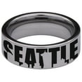 thumbnail image 4 of Seattle Skyline Tungsten Carbide Ring, 4 of 9