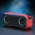 thumbnail image 3 of Altavoces Bluetooth 5,0, Inalámbrico, Graves s ​​portátiles para , Luces Multicolores, de Reproducción, IPX7 a - rojo Sunnimix Altavoces Bluetooth, 3 of 8
