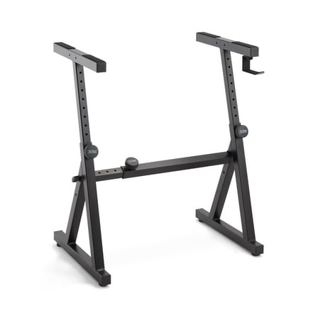 OnStage Single Tier Z Keyboard Stand - Black w/ Adjustable Height/Width