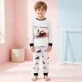 thumbnail image 2 of TOWED22 Toddler Baby Boys Girls Pajamas Kids 2 Piece Pj's Long Sleeve Cartoon Sleepwear Clothes Set Outfits,Little Girl Pajamas 3 6 9 12 18 24 Months 2t 3t 4t 5t 6t 7t 8t 9t(White,4-5 Y), 2 of 9
