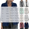 thumbnail image 3 of Cmfcve Womens Corduroy Blazer Fall Winter Dressy Casual Suit Jackets Long Sleeve Button Down Loose Fit Blazer Coat, 3 of 7