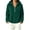 Army Green, variant on XRoczxe Women's Fluffy Sherpa Pullover Hoodie, Quarter Zip Fleece Sweatshirt with Pockets, Soft Warm Winter Lounge Top for Cold Weather & Casual Wear