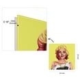 thumbnail image 3 of "Hip Marilyn Monroe" Frameless Free Floating Reverse Printed Tempered Art Glass Wall Art, 3 of 9