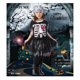 thumbnail image 1 of Vestido de esqueleto de arcoíris para niña, disfraz de calavera colorida para niño, disfraz de punk rock divertido para niño, ropa elegante para carnaval, 1 of 1