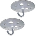 thumbnail image 1 of 90mm Metal Round Base Ceiling Hook Heavy Duty Chandelier Hook 2pcs, 1 of 4
