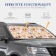 thumbnail image 4 of Balery Tropical Beach Sea Shell Parasol para parabrisas de coche de 2 piezas | Parasol plegable para parabrisas delantero de coche para la mayoría de sedanes-Large, 4 of 6