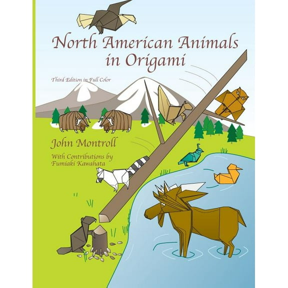 North American Animals in Origami, (Paperback)