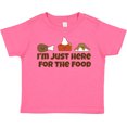thumbnail image 3 of Inktastic I'm Just Here for the Food Boys or Girls Toddler T-Shirt, 3 of 5