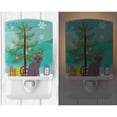 thumbnail image 2 of Korat Cat Merry Christmas Tree Ceramic Night Light, 2 of 2