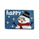 thumbnail image 2 of Alfombra Navideña de Bienvenida con Diseño de Hombre de Jengibre y Muñeco de Nieve, Azul, 40 X 60 Cm, para Decoración Interior y Exterior | Antideslizante | Alfombra Festiva y Acogedora | Regalo Navi, 2 of 6