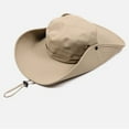 thumbnail image 4 of Besolor Men Womens Wide Brim Sun Hat Summer Foldable Packable Bucket Hat UPF 50+ Beach Outdoor Hiking Caps, 4 of 5