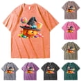 thumbnail image 5 of Godom Fall Pumpkin Shirts Womens Casual Autumn Graphic Tees Halloween Tops, 5 of 7