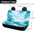 thumbnail image 4 of CHAQLIN Palm Tree Stripe Full Wrap Rear Seat Cushion Covers for Automotive Car Interior, Non-Slip Rear Seats Protectors Elastic Edge Rear Bench Seat Covers, 4 of 7