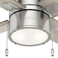 thumbnail image 4 of Restored Hunter Fan 42 inch Contemporary Brushed Nickel Indoor Ceiling Fan with Light Kit (Refurbished), 4 of 8