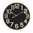 thumbnail image 1 of Zentique ZEN-51039 Silver Round Metal Clock, 1 of 1