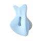 thumbnail image 5 of Almohada de espuma viscoelástica para la espalda con soporte para el cuello para conducir y dormir Azul, 5 of 9