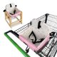 thumbnail image 1 of Cobertura para Asiento de Carrito de Compras para Bebé JoSeat Rosa con Lazos, 1 of 8