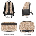 thumbnail image 6 of HUIACONG Capybara Print School Backpack for Students Ages 6-18 Ergonomic Padded Adjustable Straps Large Capacity Bookbag for Elementary Middle High School Daily Use Short Distance Travel, 6 of 7