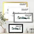 thumbnail image 4 of Designart 'Minimalistic Fir Forest and Winter Mountains II' Modern Framed Art Print, 4 of 4