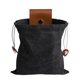 thumbnail image 1 of Bolsa multiusos para recolectar frutas, ideal para viajes. Riñonera con cordón ajustable. negro, 1 of 8